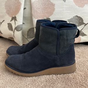 Women’s 12 Navy UGG Kristin Wedge Bootie